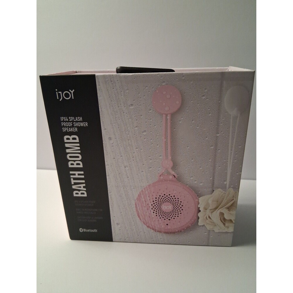IJOY Bath Bomb Bluetooth Shower Speaker – Pink